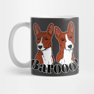 Baroo Basenji Red Mug